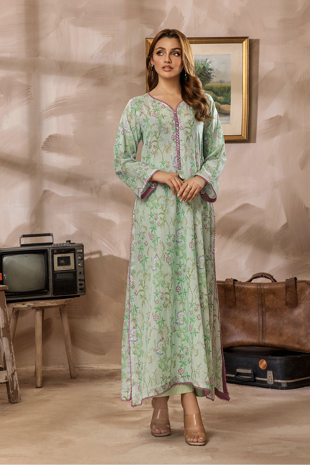 SAF-23-SAFWA SAFRON 3-PIECE FINE DIGITAL PRINTED UNSTITCHED LAWN COLLECTION VOL-03