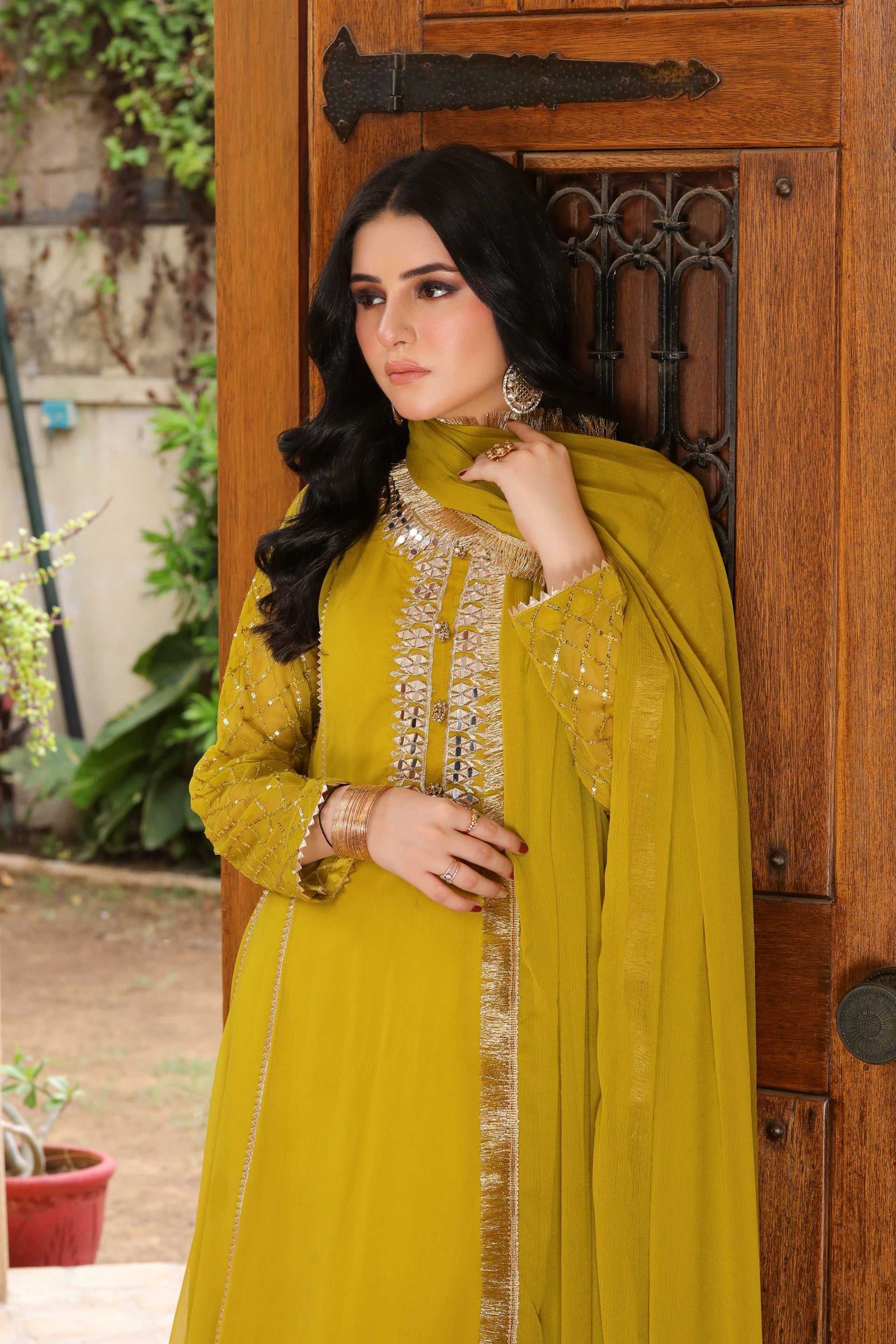 KURTI-123 - MUSTARD - PRET