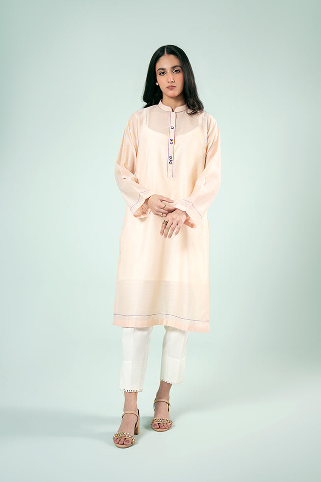 Peach Blossom Kurta