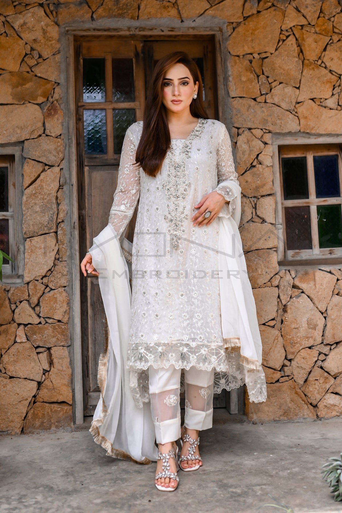 KURTI-119 - OFF WHITE - PRET