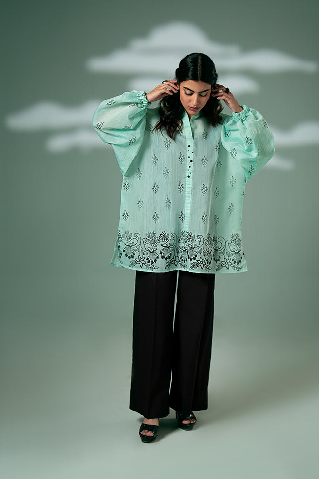 Mint Green Peacock Tunic