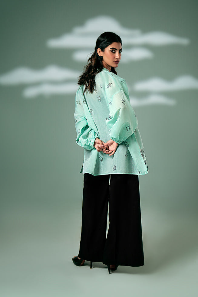 Mint Green Peacock Tunic