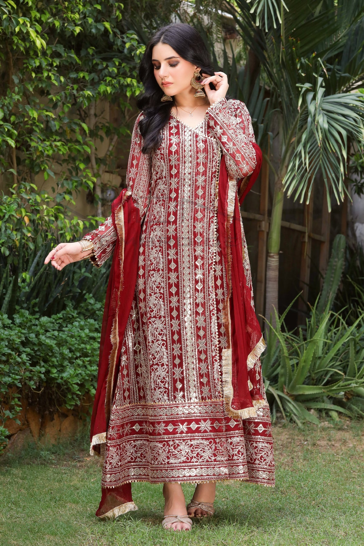 KURTI-122 - MEHROON - PRET