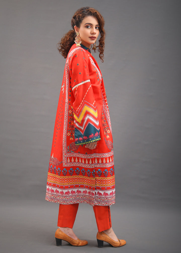 DURE SHAHWAR - MAAHRU SILK'21 - RED - PRET