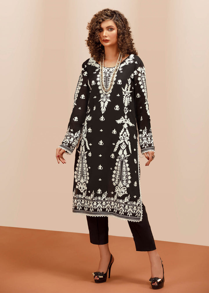 DURE SHAHWAR - NAIRANG - BLACK KURTA - PRET