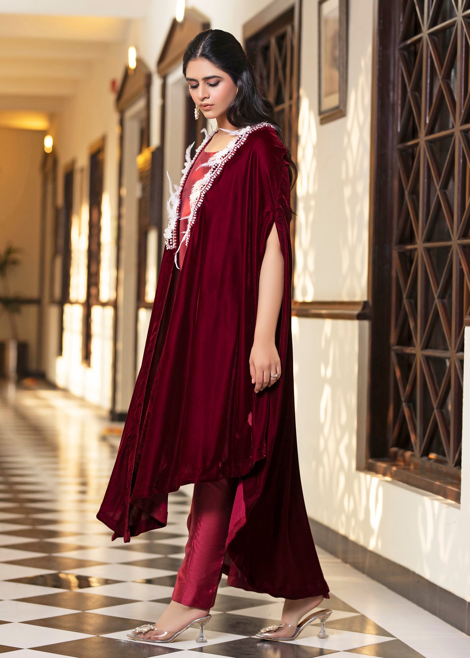 SEEMAB - KHANUM VELVET EDIT - SHAHRZAD - LUXURY PRET