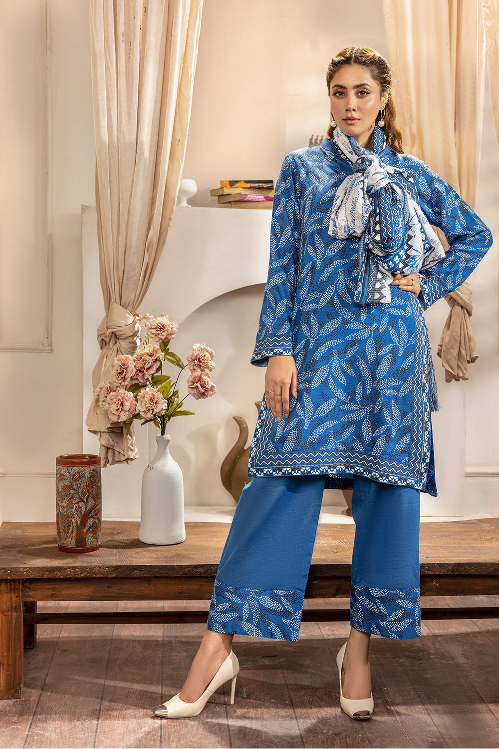 RAD - 04 - SAFWA RADA PRINTED DORIA VISCOSE 3-PIECE COLLECTION VOL 01