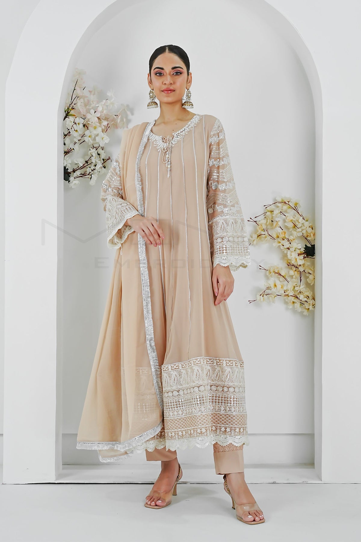 KURTI-121 - PEACH - PRET