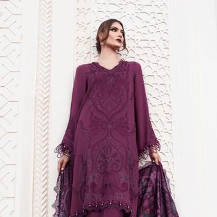 MARIA B - MPRINTS WINTER EDITION'23 - MPT-2003-B - UNSTITCHED