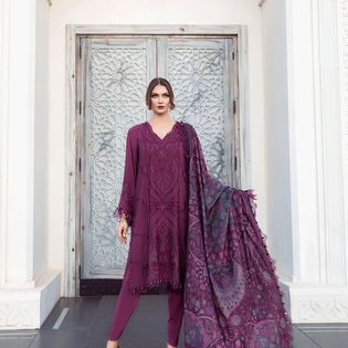 MARIA B - MPRINTS WINTER EDITION'23 - MPT-2003-B - UNSTITCHED