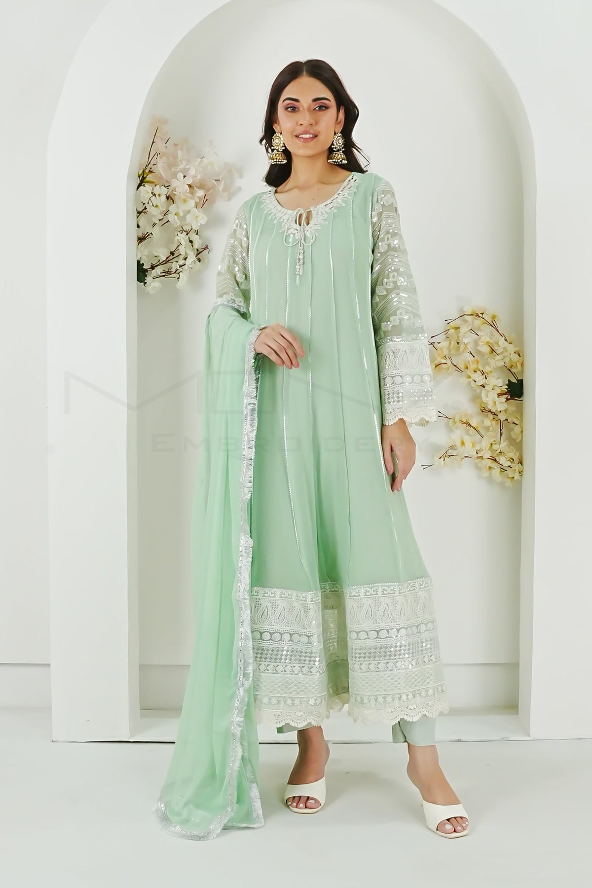 KURTI-121 - MINT GREEN - PRET