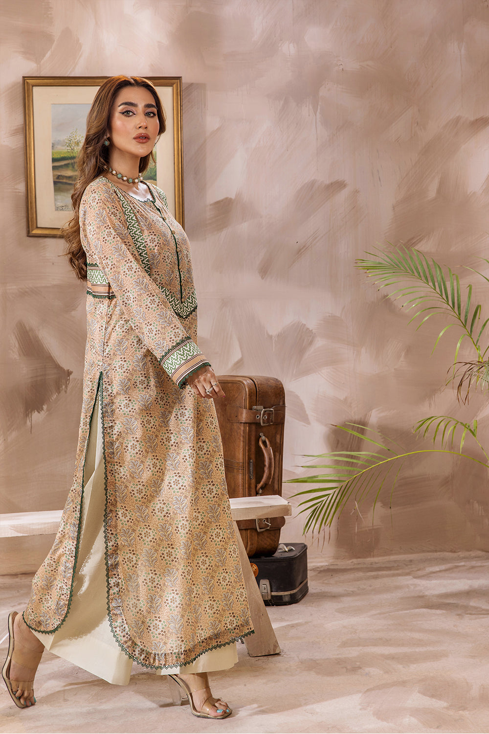 SAF-31-SAFWA SAFRON 3-PIECE FINE DIGITAL PRINTED UNSTITCHED LAWN COLLECTION VOL-03