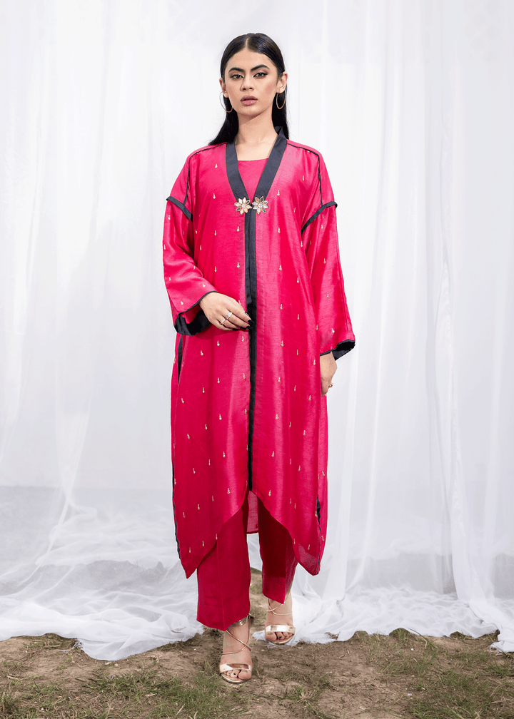 DURE SHAHWAR - CASABLANCA - CERISE KAFTAN - LUXURY PRET