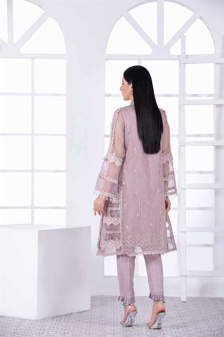 KURTI-159 - LILAC - DREAMS - LUXURY PRET