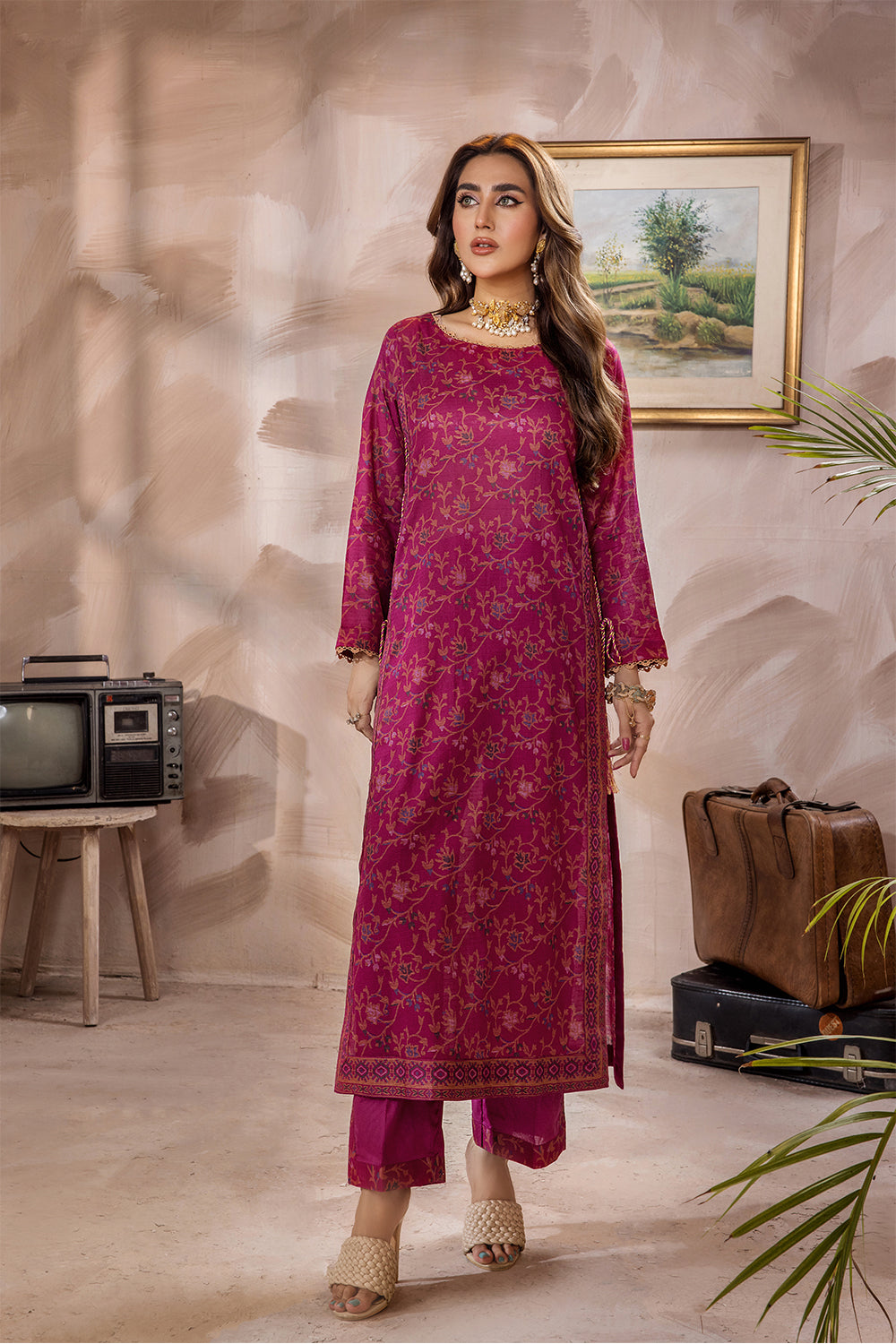 SAF-34-SAFWA SAFRON 3-PIECE FINE DIGITAL PRINTED UNSTITCHED LAWN COLLECTION VOL-03