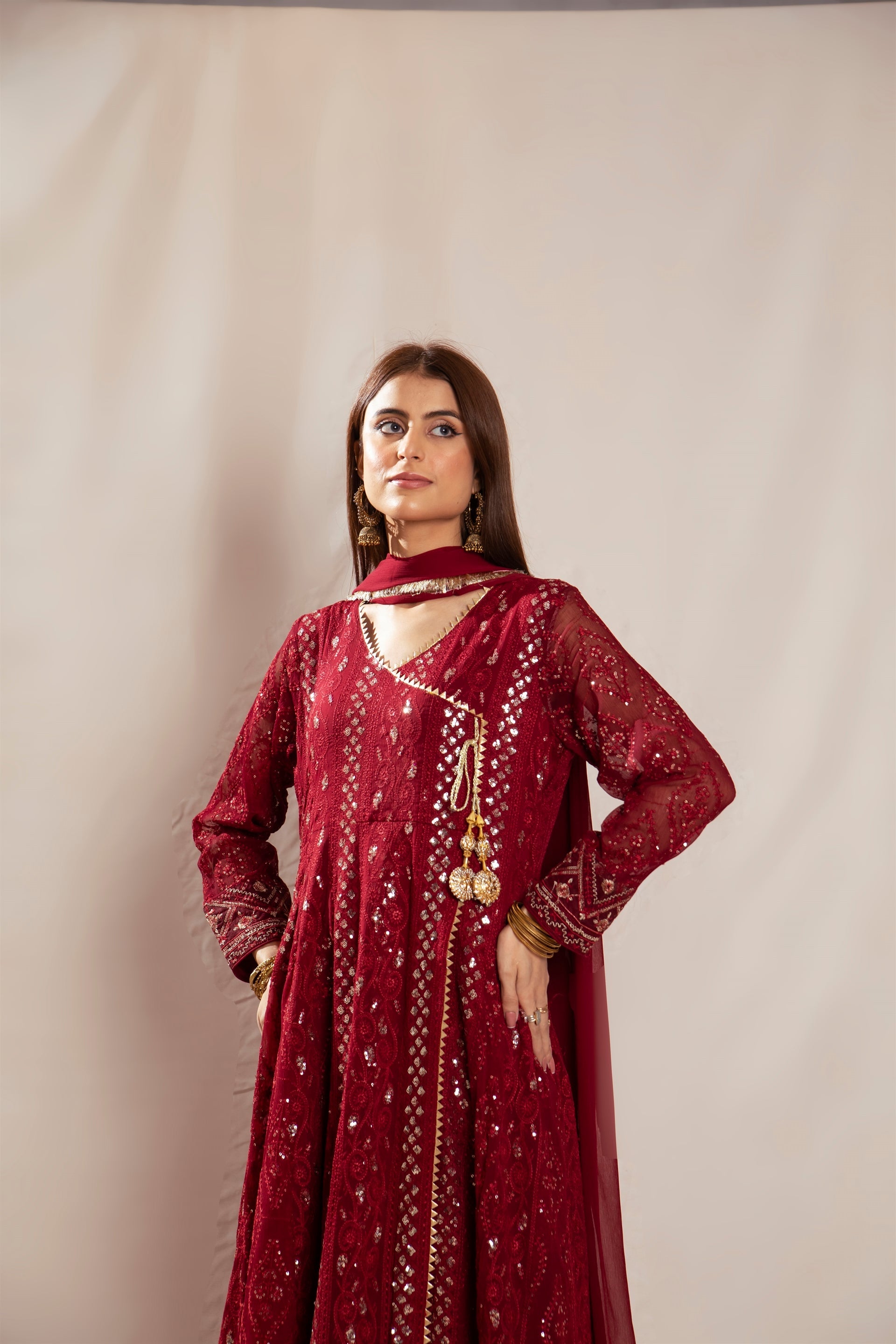 KURTI - 099 - MAROON - PRET