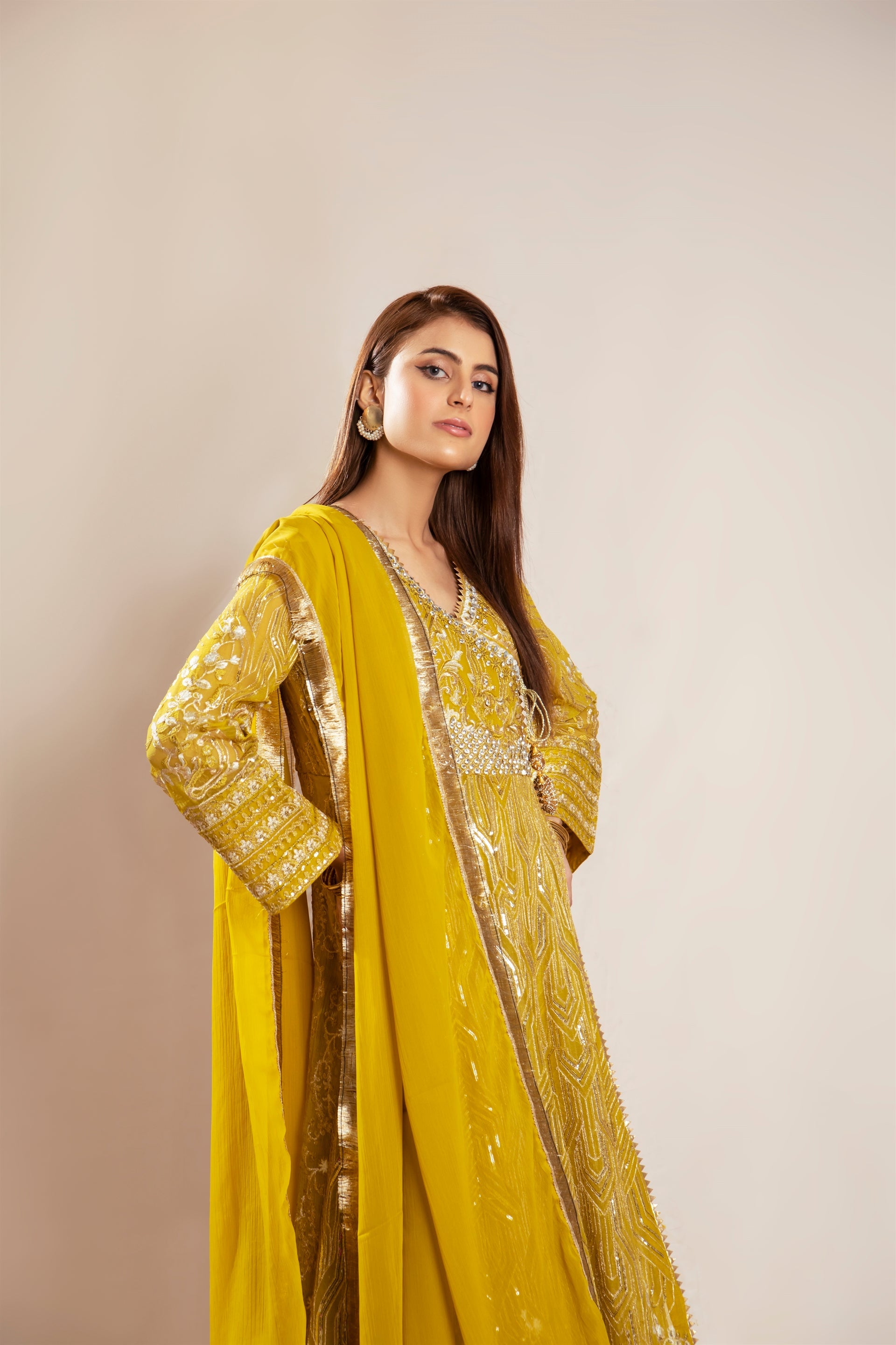 KURTI - 105 - MUSTARD - PRET