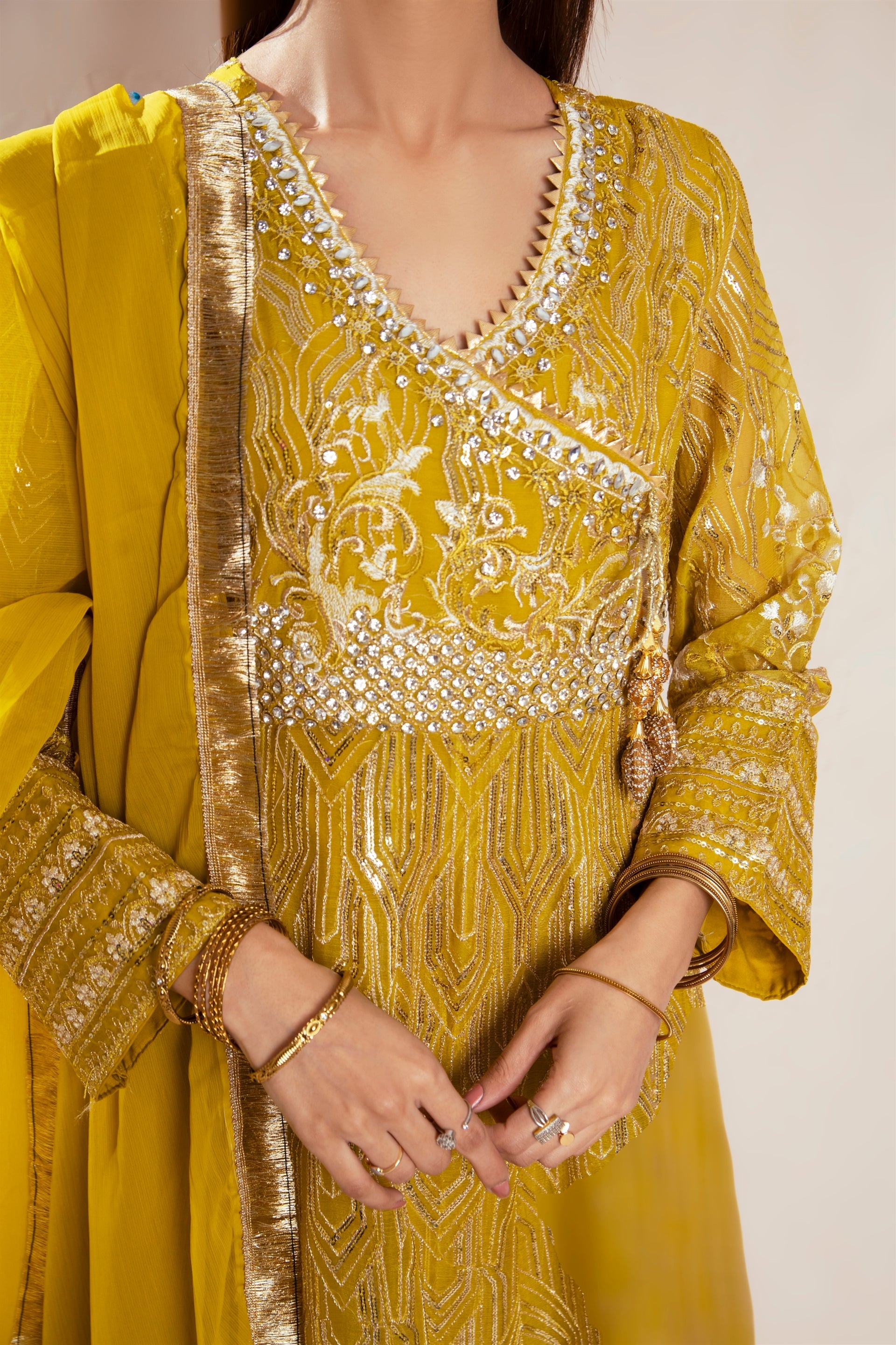 KURTI - 105 - MUSTARD - PRET