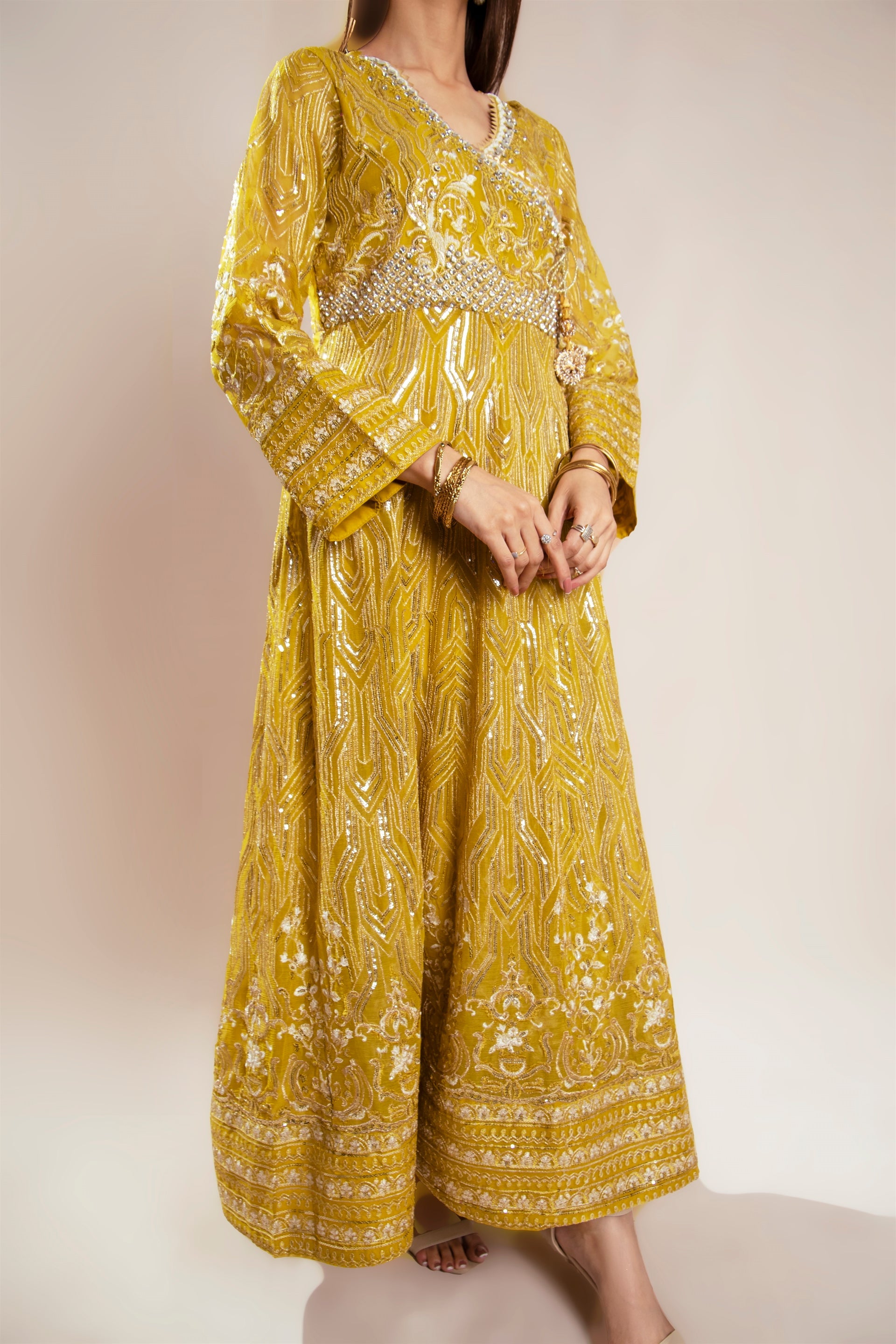 KURTI - 105 - MUSTARD - PRET