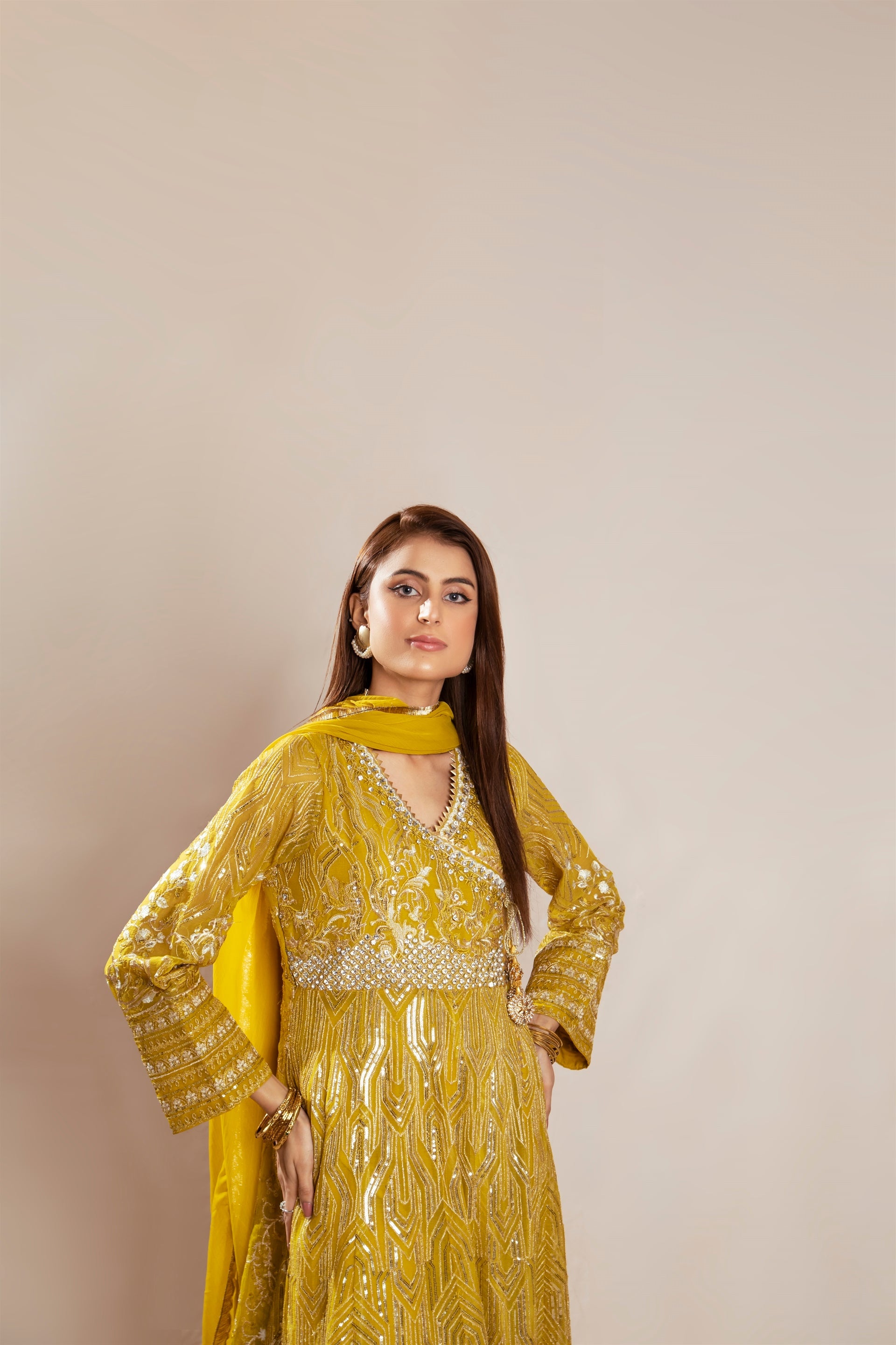 KURTI - 105 - MUSTARD - PRET