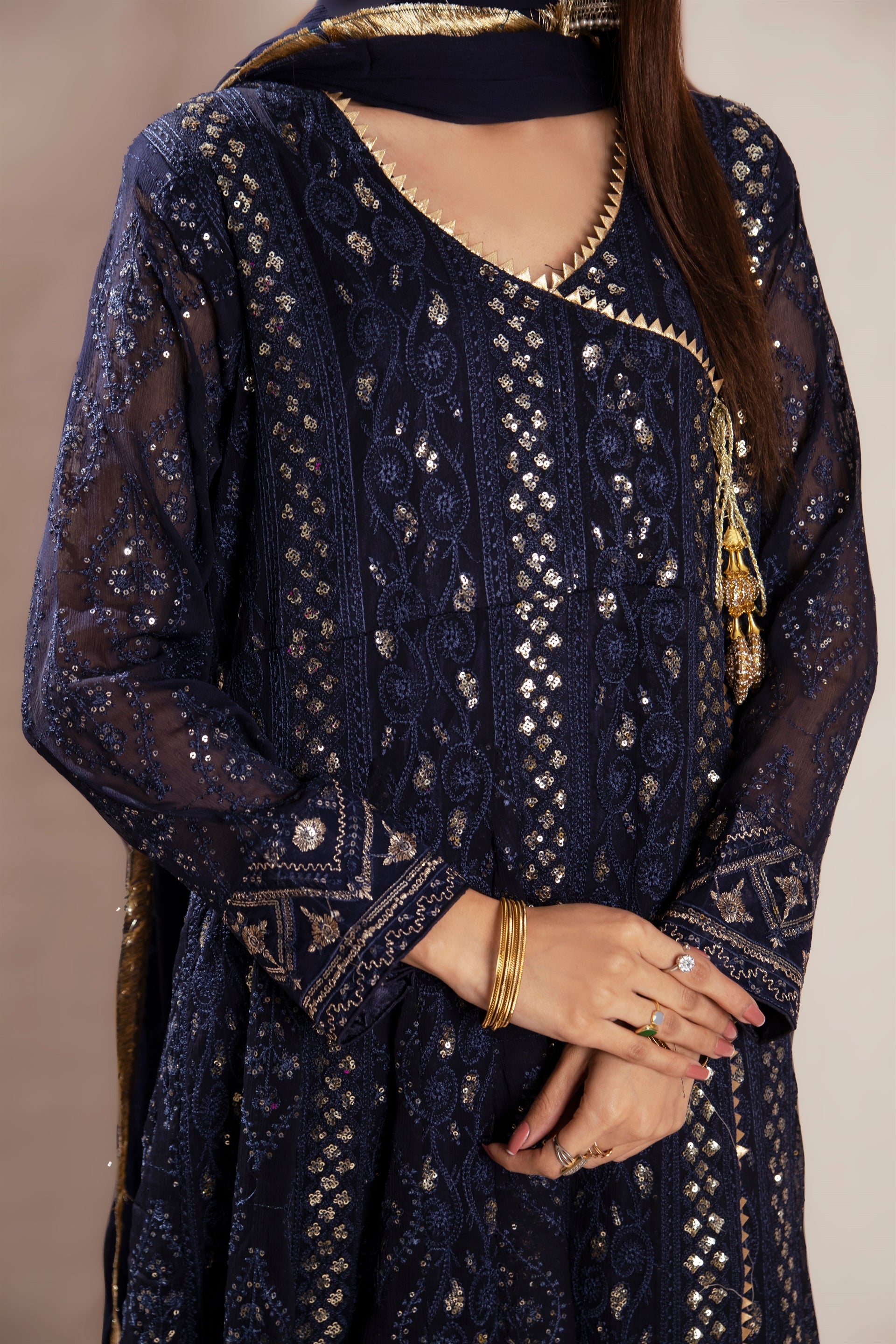 KURTI - 099 - NAVY - PRET