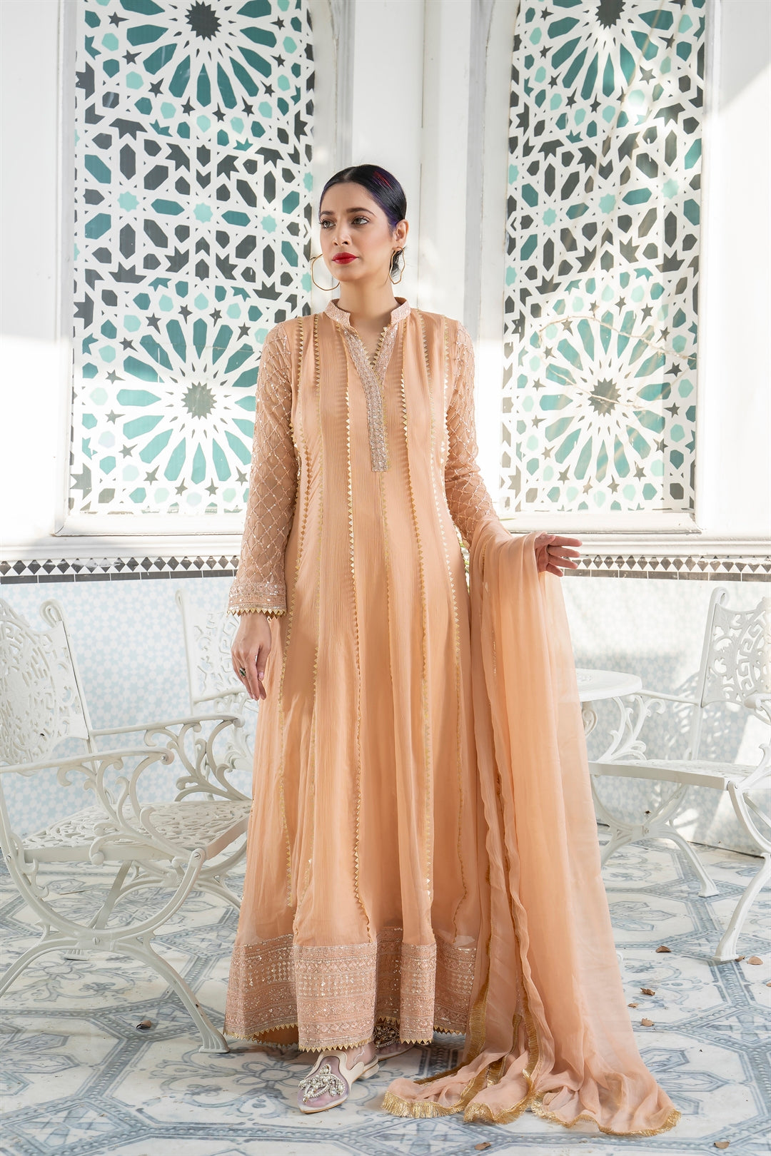 KURTI - 106 - PEACH - PRET