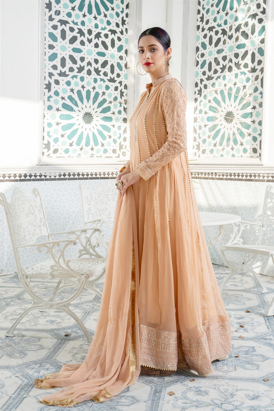 KURTI - 106 - PEACH - PRET