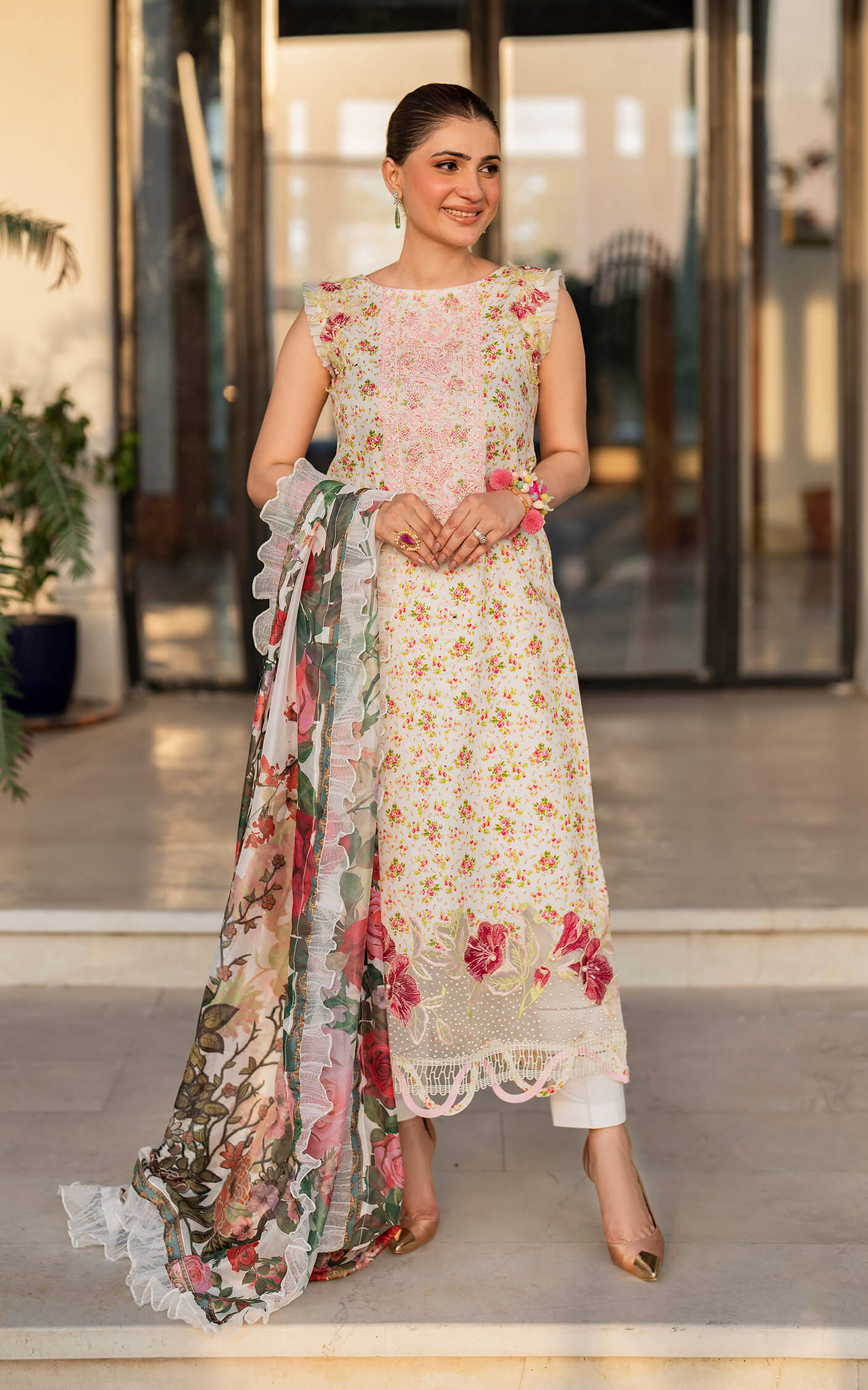 MERAKI LAWN '24 VOL-II - GULNAR-MK-15 - UNSTITCHED