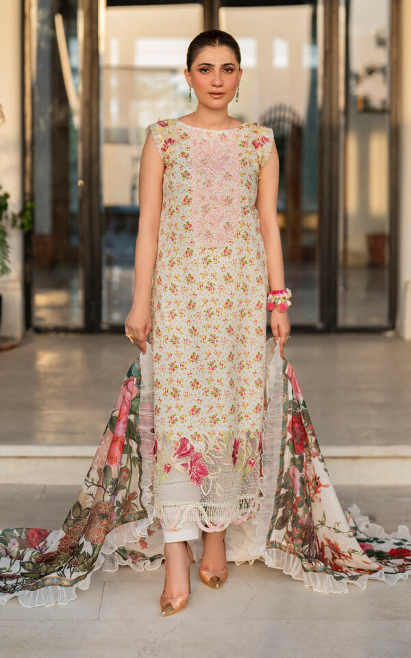 MERAKI LAWN '24 VOL-II - GULNAR-MK-15 - UNSTITCHED