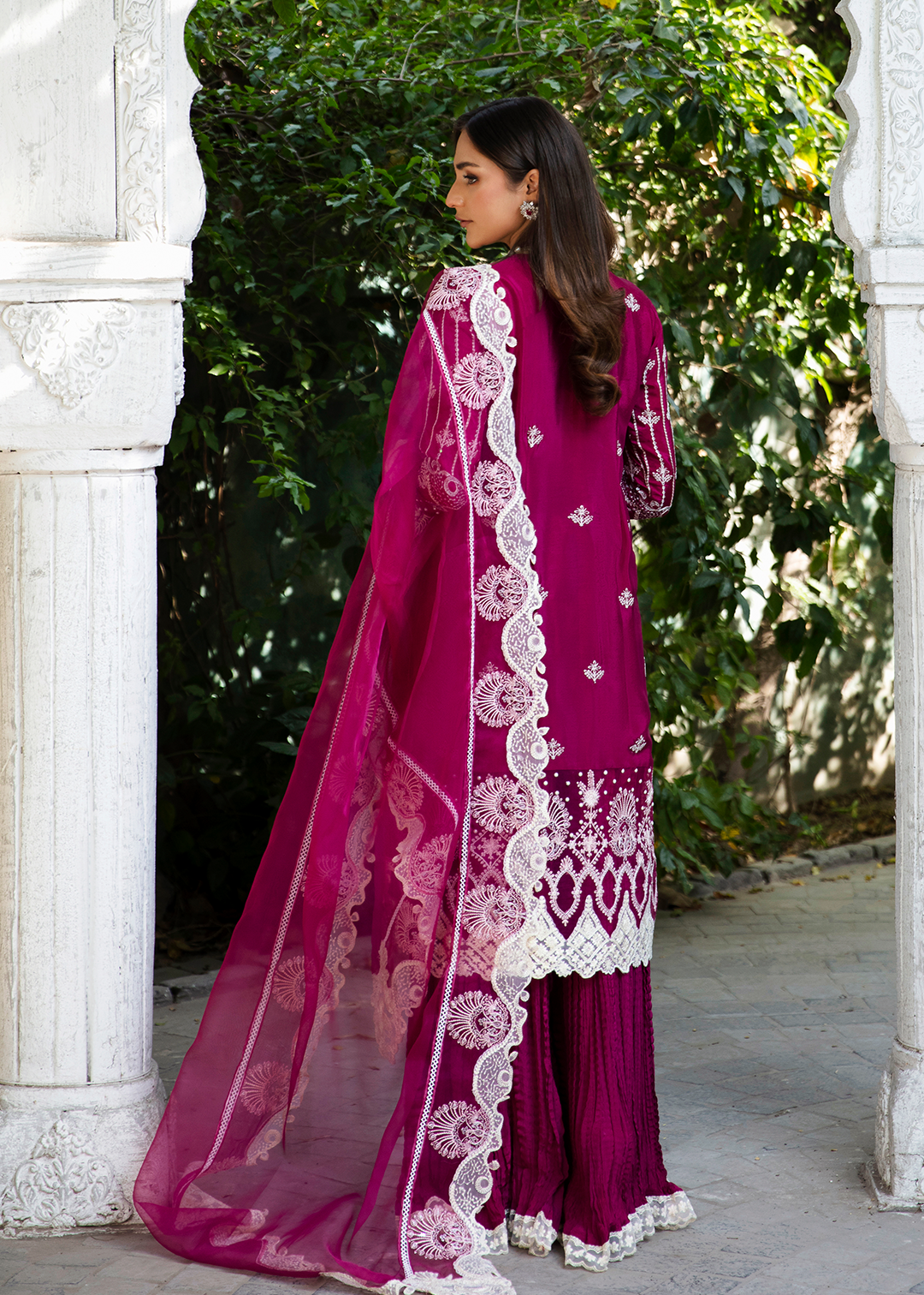 RANG E NOOR - SUMBUL-FUCHSIA - LUXURY PRET