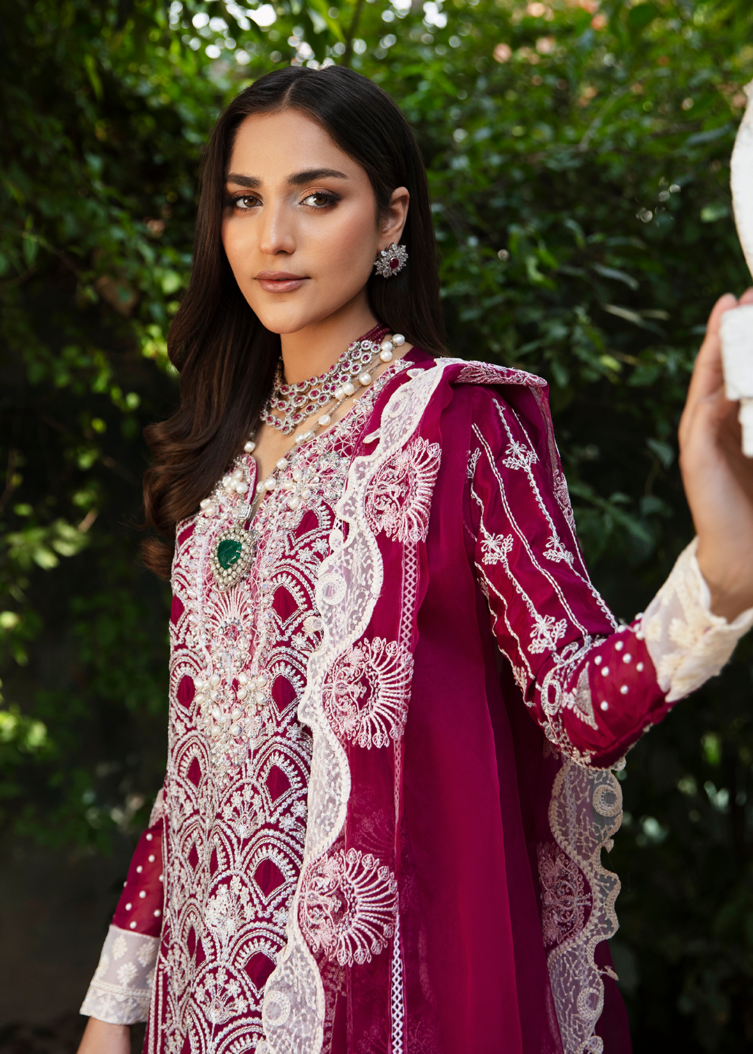 RANG E NOOR - SUMBUL-FUCHSIA - LUXURY PRET