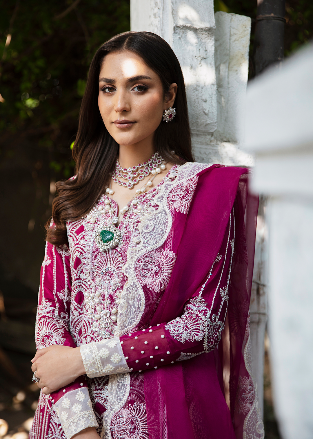 RANG E NOOR - SUMBUL-FUCHSIA - LUXURY PRET