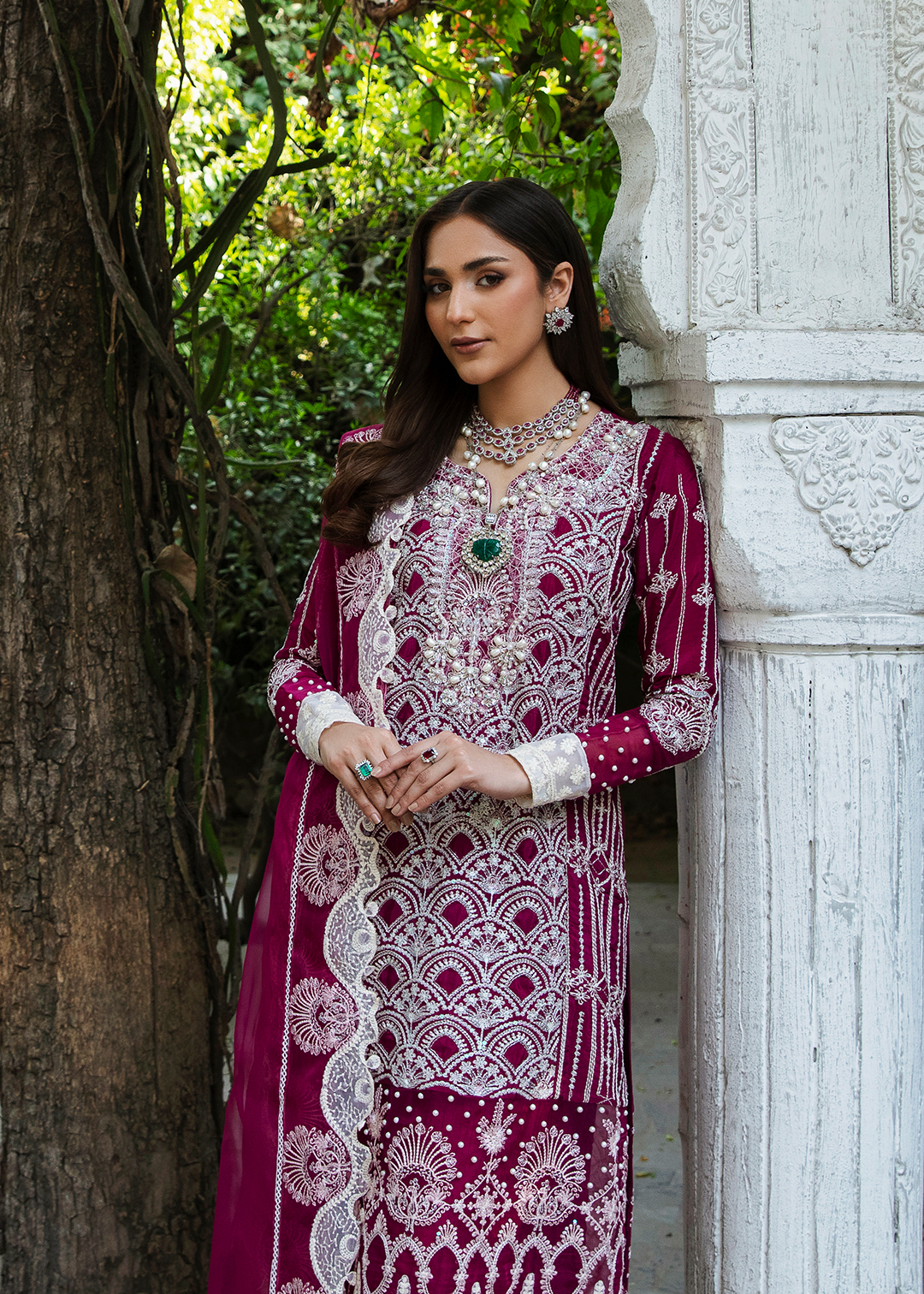 RANG E NOOR - SUMBUL-FUCHSIA - LUXURY PRET