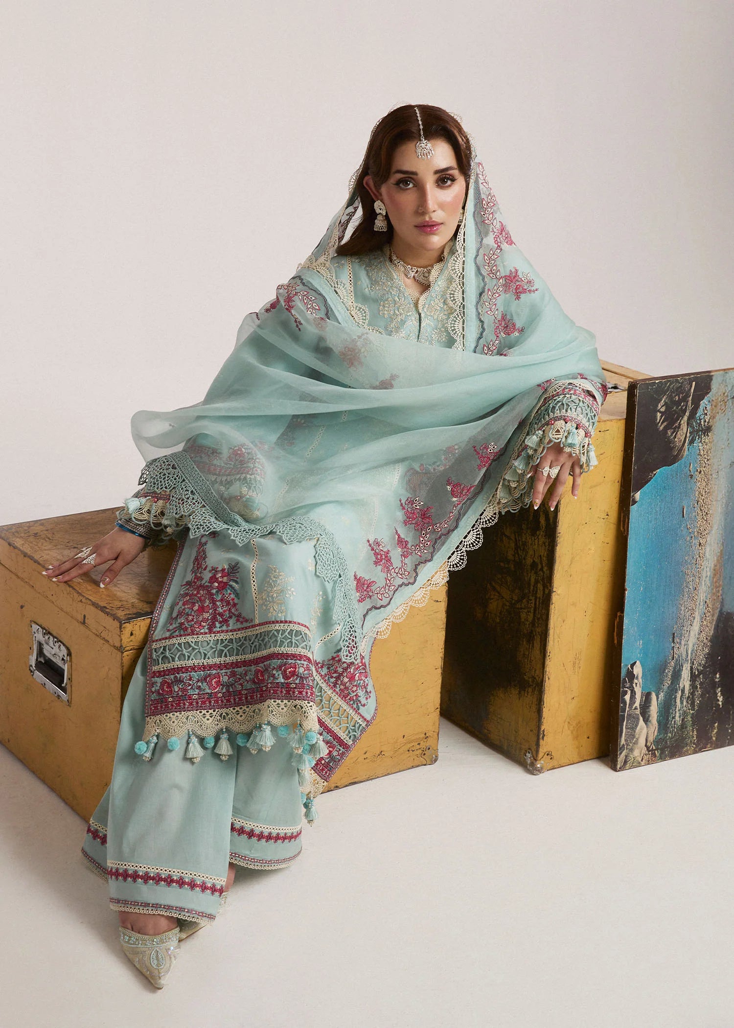 EID EDIT LAWN '24 - MORAINE - UNSTITCHED