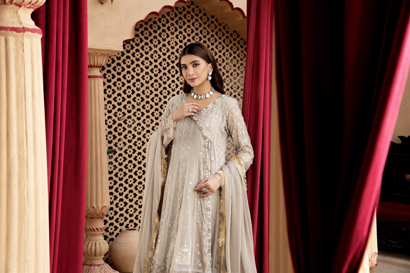 Angrakha-B-008 - SAND - LUXURY PRET