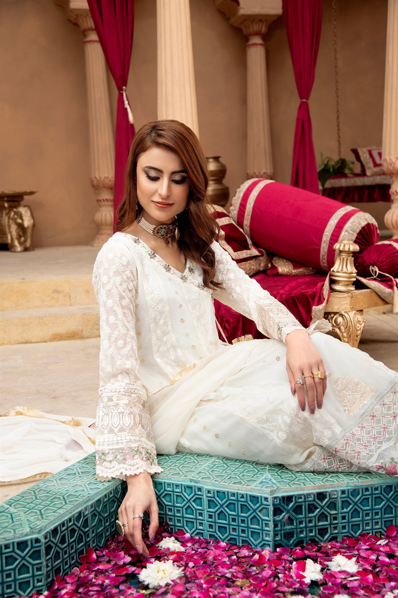 Angrakha-B-008 - OFF WHITE - LUXURY PRET