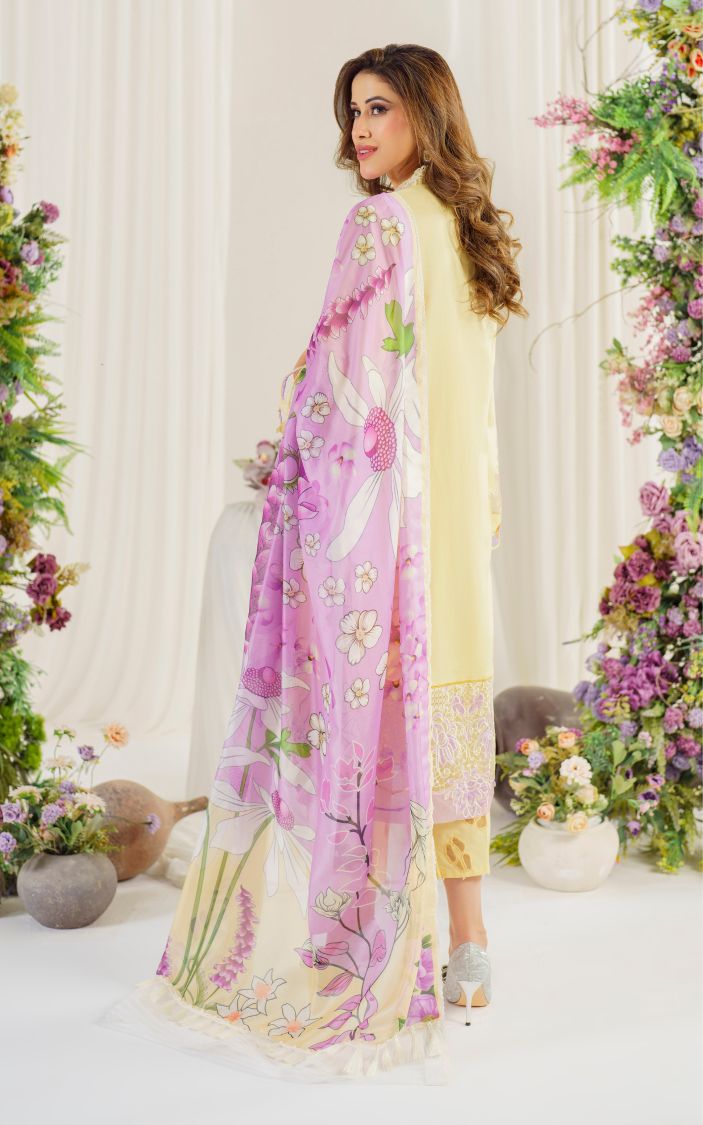 PRETTY IN PINK - LIMITED EDITION LAWN VOL II - VERSAILA - UNSTITCHED