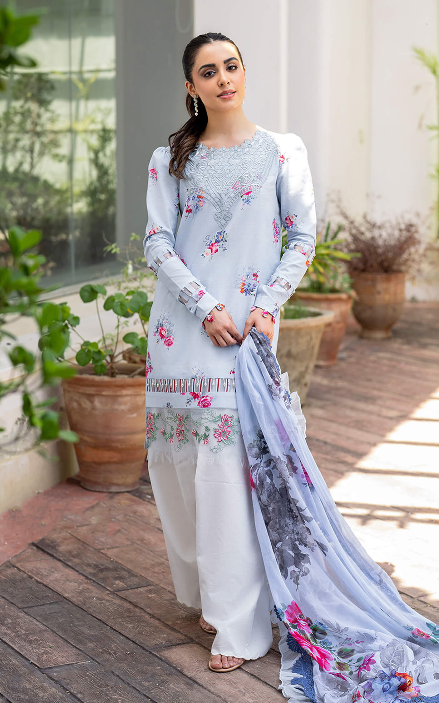 MERAKI LAWN '24 VOL-II - PANKH-MK-03 - UNSTITCHED