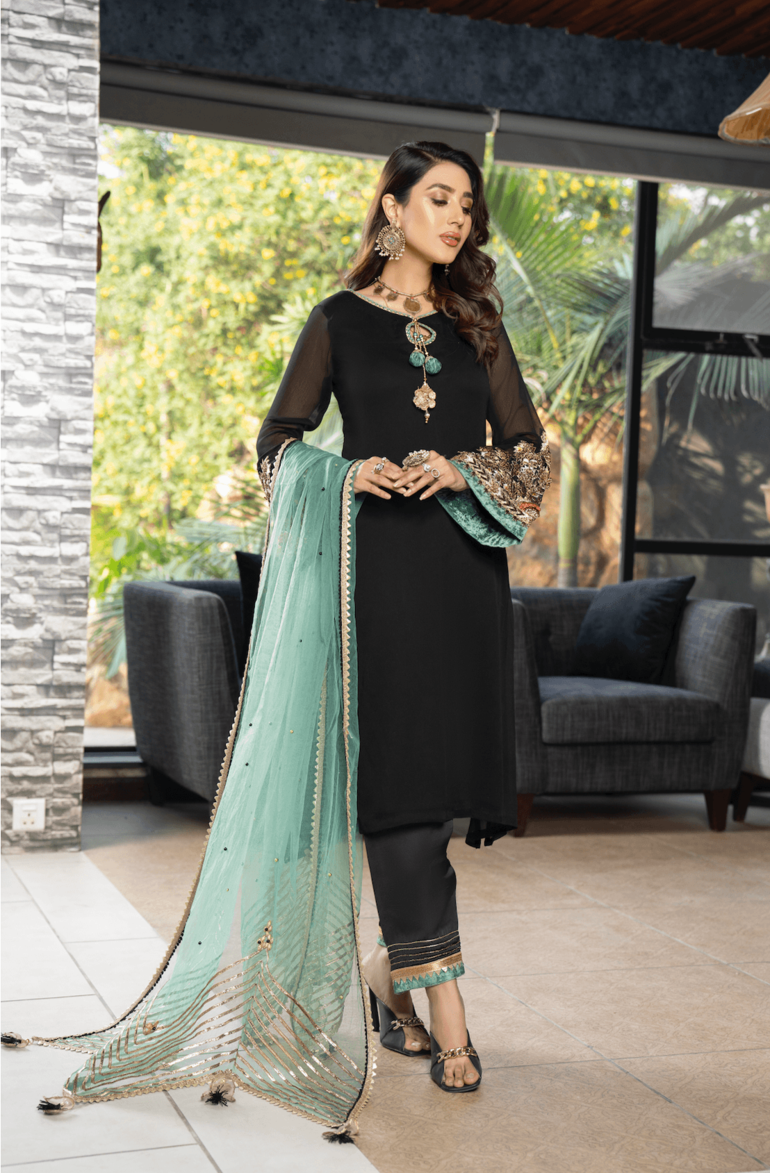 M-100 Black - KHUDA BAKSH CREATIONS