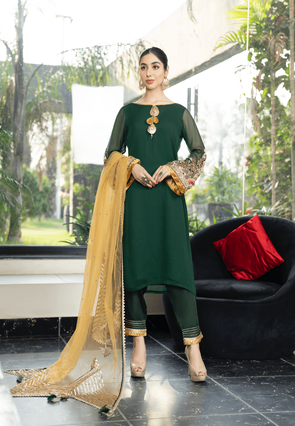 M-100 Green - KHUDA BAKSH CREATIONS