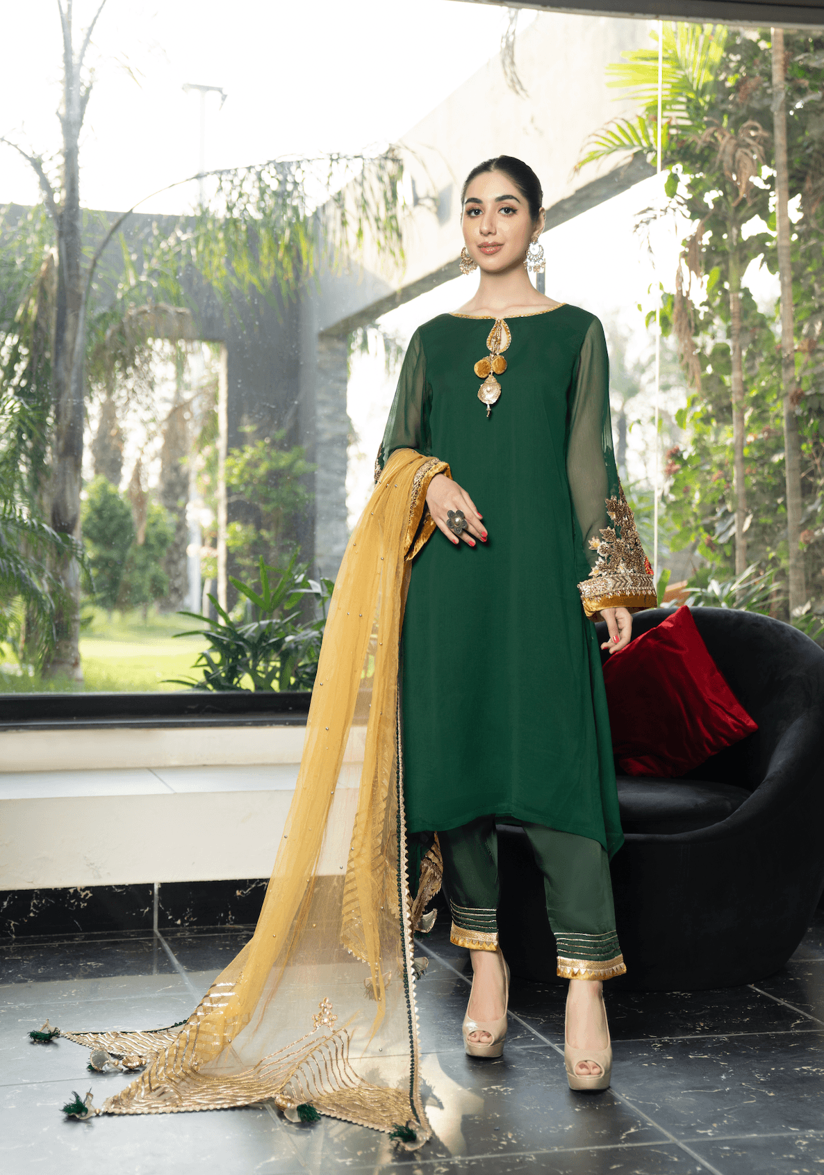 M-100 Green - KHUDA BAKSH CREATIONS