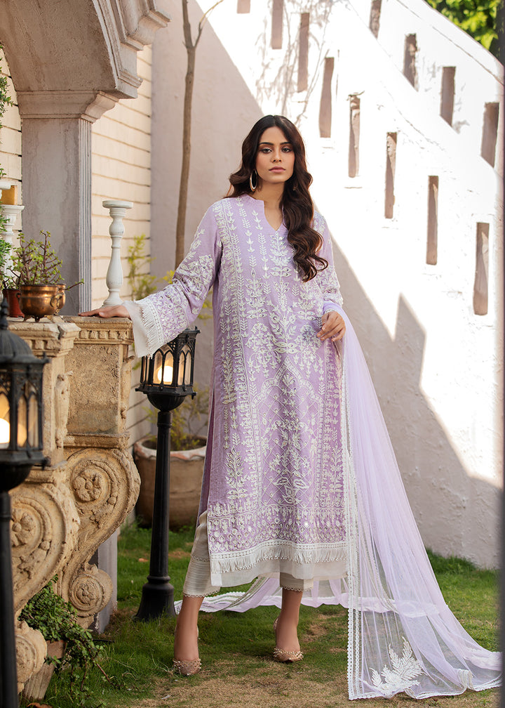 DURE SHAHWAR - DAMASK - LILAC - LUXURY PRET