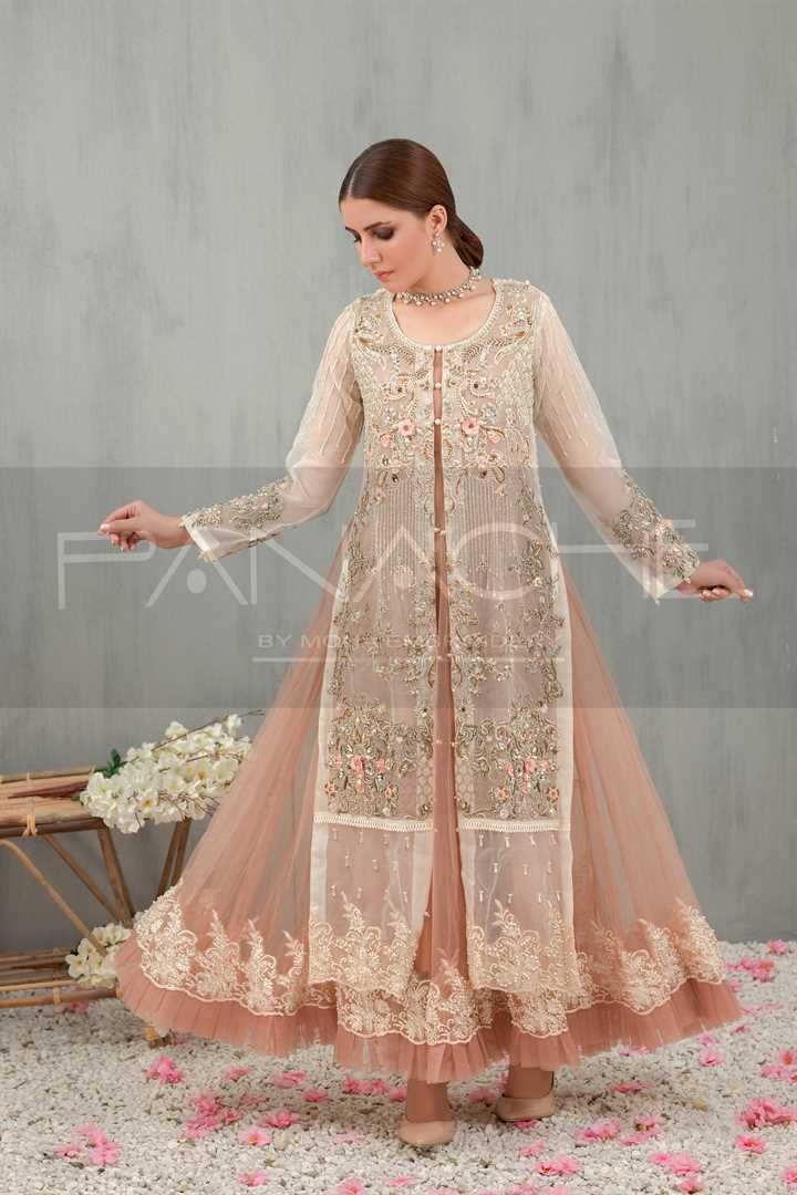 KURTI-133 - POPPY - PETALS - LUXURY PRET