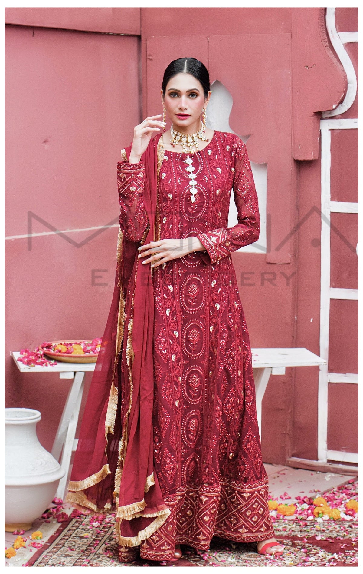 KURTI - 098 - MAROON - PRET