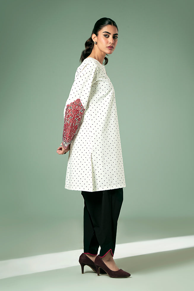 Polka Dot Statement Kurta