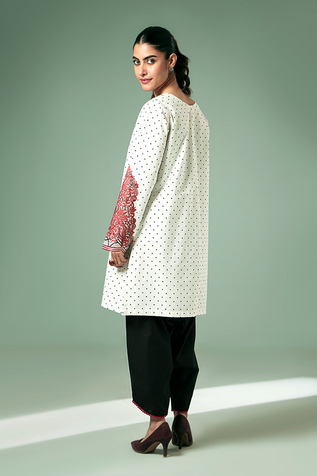 Polka Dot Statement Kurta