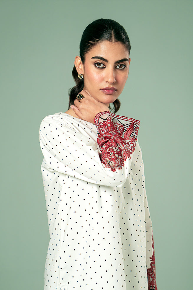 Polka Dot Statement Kurta