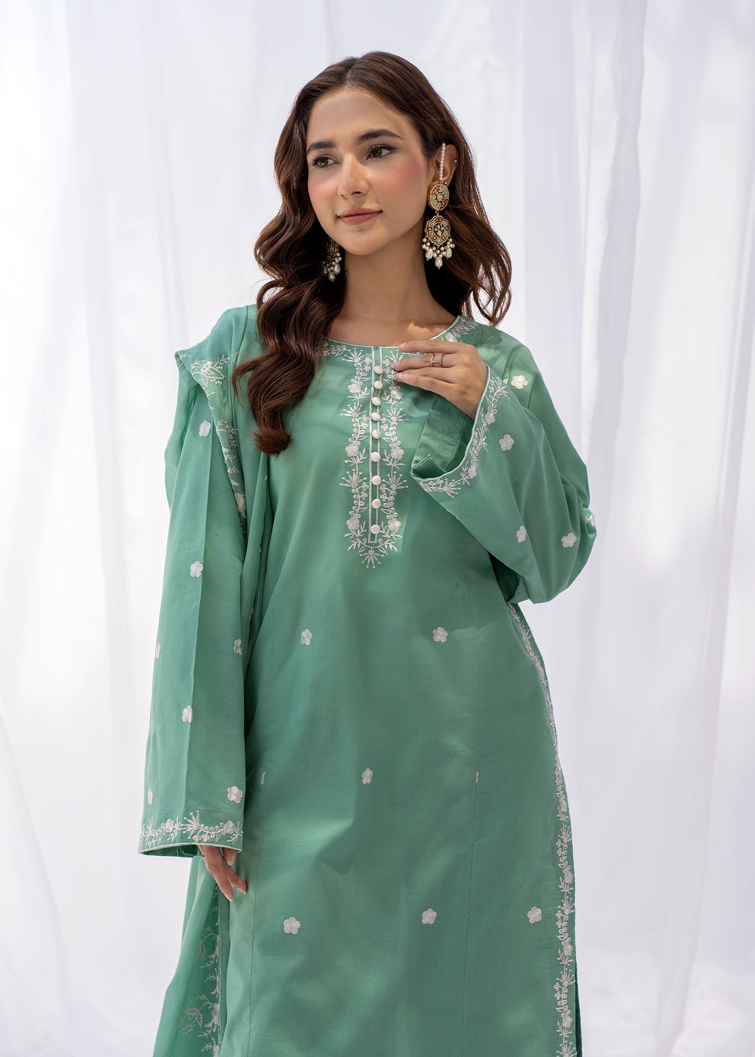 Turquoise Pearl 3pc