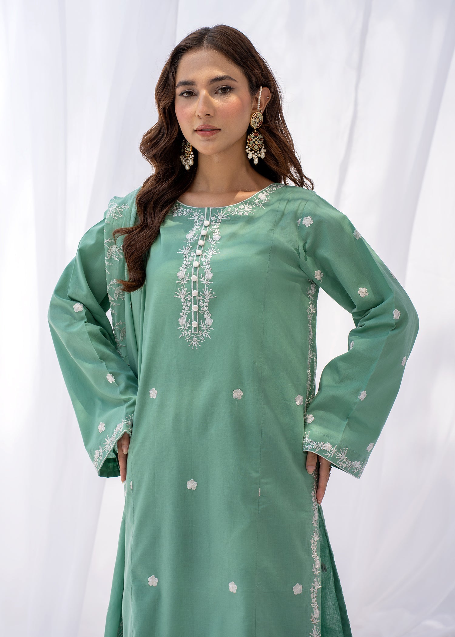 Turquoise Pearl 3pc