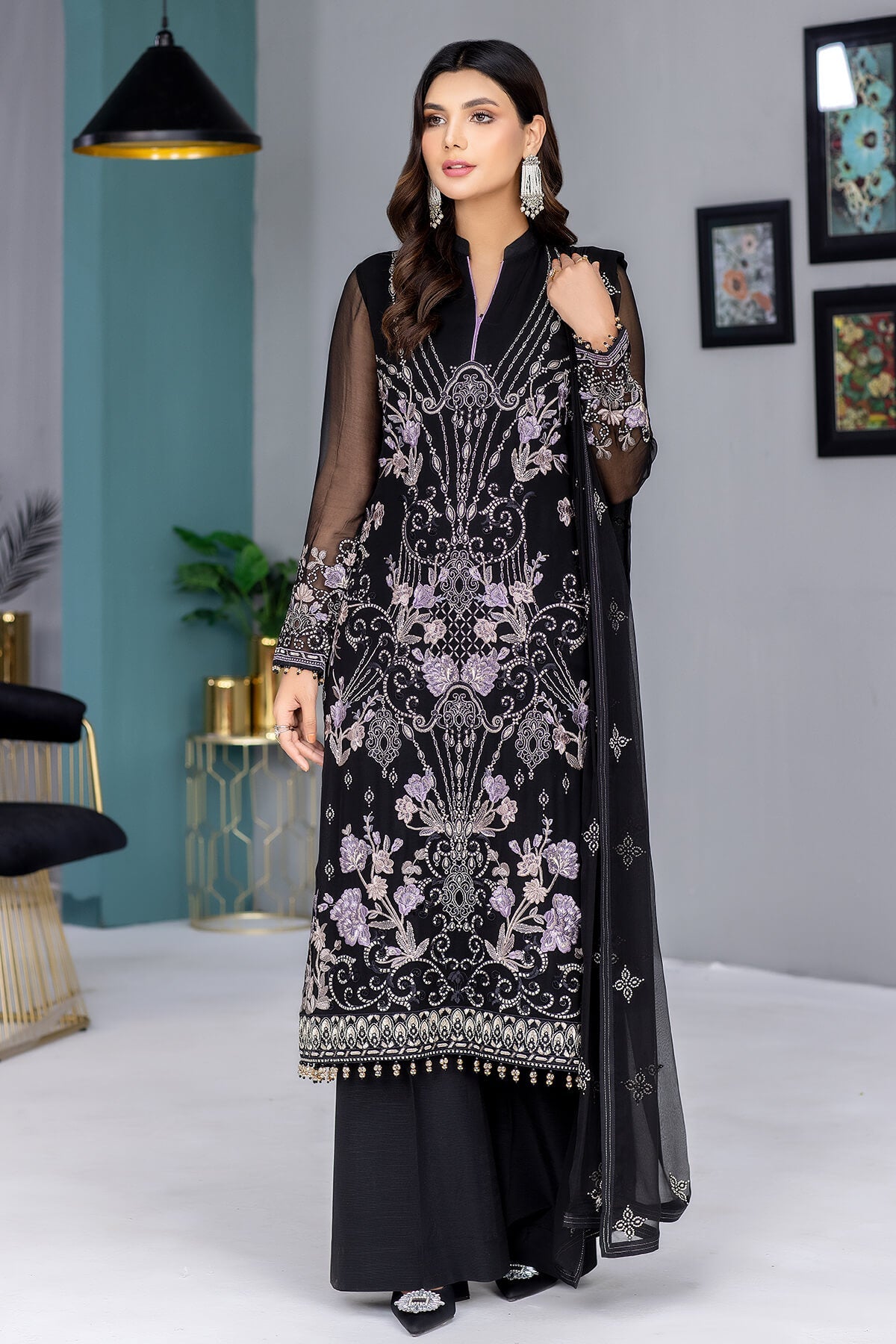 FLOSSIE - KUCH KHAS -ARABIAN NIGHT - UNSTITCHED